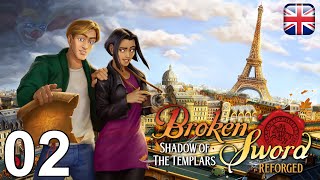 Broken Sword  Shadow of the Templars Reforged  02  Costume shop  English Walkthrough [upl. by Friedlander]