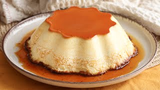 FLAN NAPOLITANO  Receta de Flan Casero con Queso Crema  CUKit [upl. by Cliff]