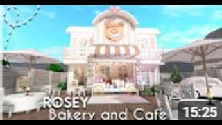 Build a cafe and bakery in BLOXBURG [upl. by Leeke]