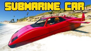 Using A Submarine Car To Escape Cops In GTA 5 RP [upl. by Cirdet]