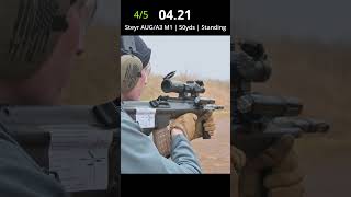 Steyr AUGA3 M1  Reloading amp Shooting [upl. by Melisent]