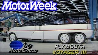 1990 Detroit North American International Auto Show  Retro Review [upl. by Cherrita]