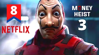 Money Heist Season 3 Episode 8 Explained in Hindi  Netflix Series हिंदी  उर्दू  Hitesh Nagar [upl. by Melise]