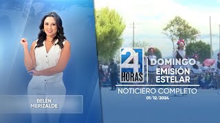 Noticiero de Ecuador Emisión Estelar 01122024 [upl. by Moneta]