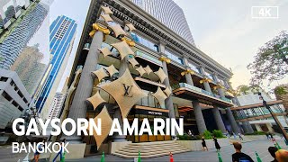 Gaysorn Amarin Bangkok Newest Shopping Mall Walking Tour 2024 4K [upl. by Enirual]