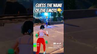 Guess The Emote My Hired NPC Is Using👇 Not The Players I Just Eliminated fortnite shorts [upl. by Guimond111]