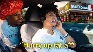 Connecting To Drive Thru Headset Prank [upl. by Nohtanhoj]