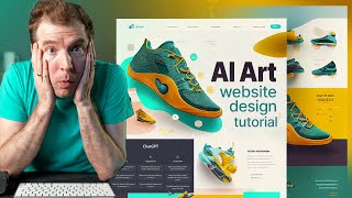 How to use AI Art and ChatGPT to Create a Insane Web Designs [upl. by Pik831]