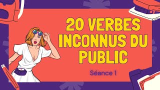 quot20 Verbes Rares en Français à Découvrir  Enrichissez Votre Vocabulairequot [upl. by Litnahc664]