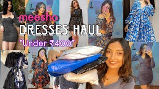 MEESHO Dresses Haul Under ₹400 😍  Artsy Sijal [upl. by Anigue930]