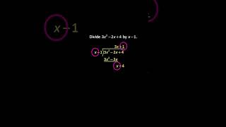 💯 Dividing NonMonic Quadratic Polynomials by Linear Divisors using Long Division [upl. by Kamaria]