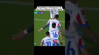 Argentina vs Paraguay Eliminatorias 2024 futbol eliminatorias argentina paraguay sudamerica [upl. by Cohdwell]