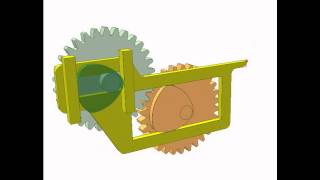 Cam and gear mechanism 9 [upl. by Eimas]