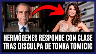 ¡CON CLASE Hermógenes RESPONDIÓ a Tonka Tomicic tras aparecer DISCULPÁNDOSE por censurarlo [upl. by Ellora]