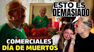 🇪🇸 REACCIÓN a COMERCIALES de DÍA de MUERTOS por PRIMERA VEZ 😭🇲🇽 acabamos llorando [upl. by Ginnifer]