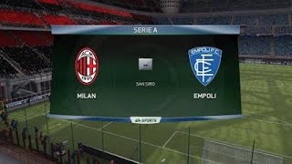 FC 25  AC Milan vs Empoli  Haaland  Mbappé  Sané  Leao  Serie A 20242025 [upl. by Sami]