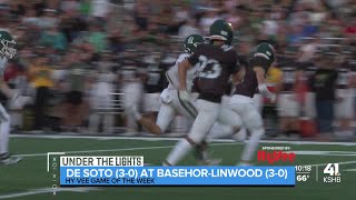 HyVee Game of the Week De Soto vs BasehorLinwood [upl. by Leafar]