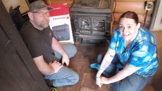 Upgrade Your Home Mr Heater Ventless Heater Installation [upl. by Ariec]