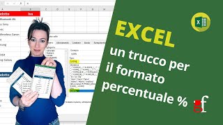 Excel un trucco per il formato percentuale [upl. by Sidell]