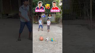 2 best footballer challenge ⁉️🤯shorts trending football ronaldo messi [upl. by Ajram]