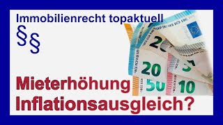 Mieterhöhung über Mietspiegel mit Inflationsausgleich  Tutorial [upl. by Christie705]