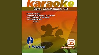 Las Llaves de Mi Alma Karaoke Version [upl. by Ayanal987]