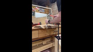 Smoothing down every edge and prepping the wood [upl. by Jamille]