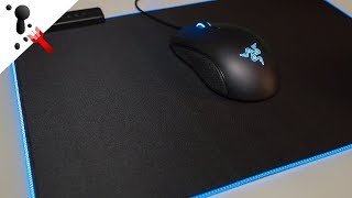 Razer Goliathus Chroma RGB Soft Mouse Pad Quick Review [upl. by Nauq]