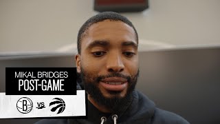 Mikal Bridges  PostGame Press Conference  Toronto Raptors  4102024 [upl. by Aldas382]