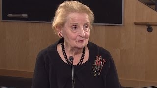 Dickinson Seniors Meet Madeleine Albright [upl. by Ahsemak176]