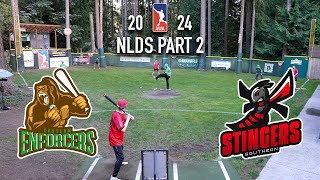 2024 NLDS Highlights 2  Enforcers vs Stingers  AWA Wiffle Ball [upl. by Curren238]