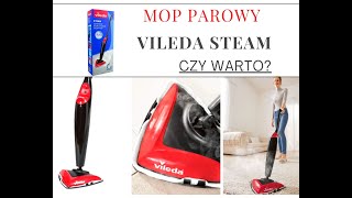 VILEDA Mop parowy Steam UNBOXING OPINIA Pierwsze uruchomienie Test Czy warto lidl [upl. by Anaigroeg]