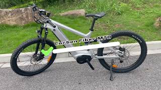 Carbon Fiber Ebike with 1000w Mid Motor [upl. by Siubhan]