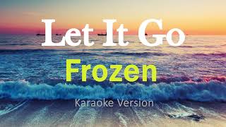 Let It Go  Frozen Idina Menzel Karaoke Version [upl. by Desiri73]