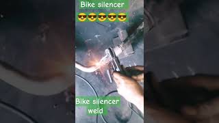 Bajaj platina 125 bike silencer weld welding machine available shakti technology shorts [upl. by Samuelson]