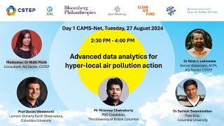 ICASCAMSNet 2024  27 Aug  Advanced data analytics for hyperlocal air pollution action [upl. by Eidak]