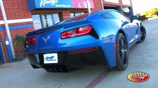 2014 Stingray Corvette with Street Demon custom Performance exhaust by Kinneys [upl. by Sebastian]