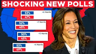 Kamala Harris SOARS in NEW Swing State Polling Averages [upl. by Ahsinna648]