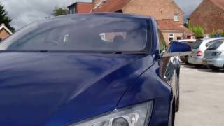 TESLA S P90D  UK  Blue Metallic  Opti Coat Pro [upl. by Ivette]