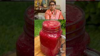 Politician Smriti Irani’s Healthy Veggie Juice Recipe alkalinewater shorts [upl. by Gnirps]