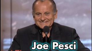 Joe Pesci Salutes Robert De Niro at AFI Life Achievement Award [upl. by Eicnarf]