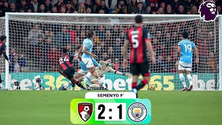 🔴 Afc Bournemouth Vs Man City 12 All Goals and Extended Highlights ✓ premierleague 202425 [upl. by Nylhtac529]