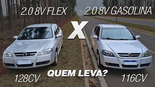 ASTRA CD 20 8V 116CV VS ASTRA ELEGANCE 20 8V 128CV  QUEM LEVA [upl. by Hameean339]