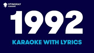 BEST SONGS FROM 1992 IN KARAOKE WITH LYRICS  Non Stop Karaoke Music Playlist by StingrayKaraoke [upl. by Adlanor859]