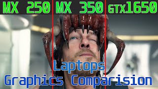 MX 250 vs MX 350 vs GTX 1650 Laptop Fps Test [upl. by Hsenid]