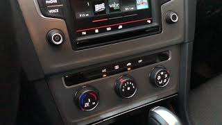 VOLKSWAGEN GOLF OPENCLOSE AIR VENT  HOW TO [upl. by Englis]