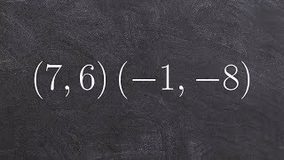 Learn to graph a circle when given two points o the diameter [upl. by Tallie]