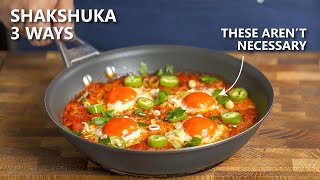 3 AUTHENTIC and Easy Shakshuka Recipes [upl. by Treva]