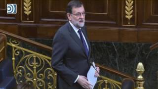 Rajoy tras escuchar a Rufián quotEn política no hay absurdo imposiblequot [upl. by Eiramoj124]