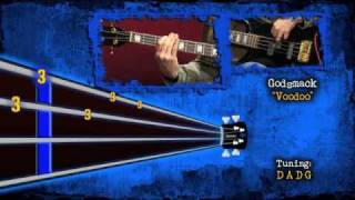 Robbie Merrill of Godsmack quotVoodooquotAnimated Bass Tab [upl. by Inava]